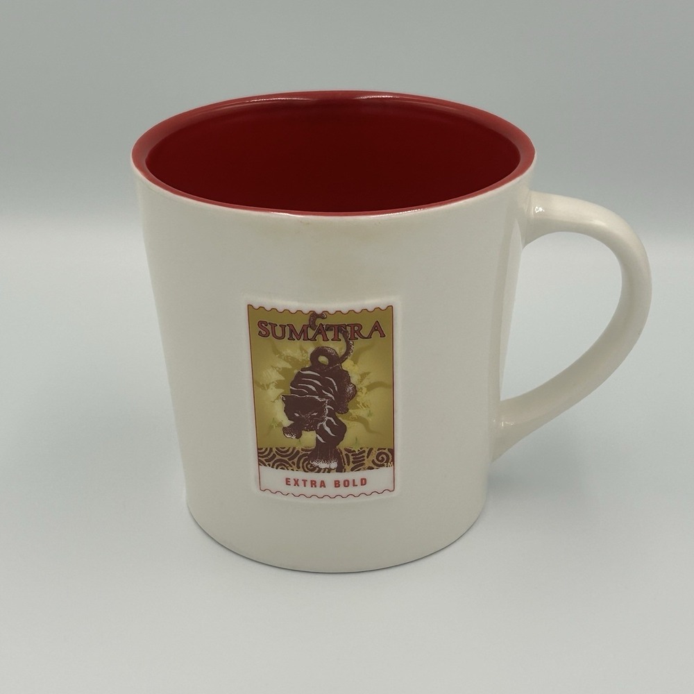 Starbucks Sumatra Extra Bold 2006 Ceramic Coffee Mug 16 oz